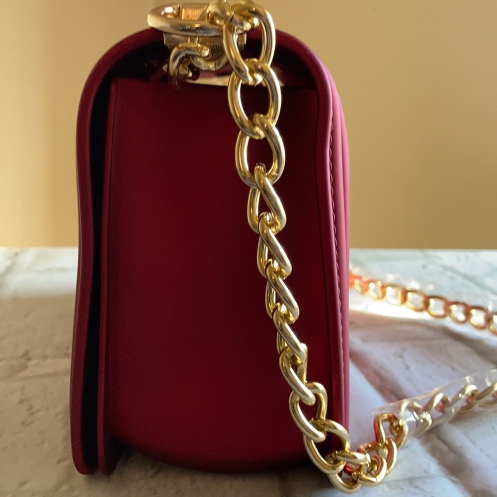 Handbag Jelly Handbag Stunning Deep Red - Picture 3 of 10